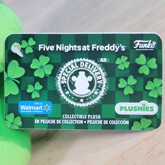 Funko Shamrock Freedy 8" Five Nights At Freddy's Walmart Exclusive Toy Plush NWT - Picture 5 of 6